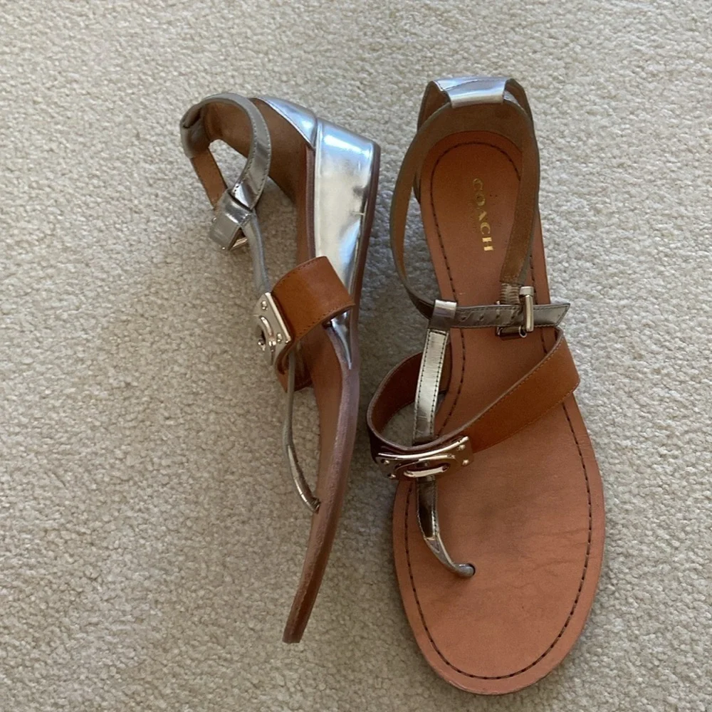Coach Summer sandals new in the box Size 9
